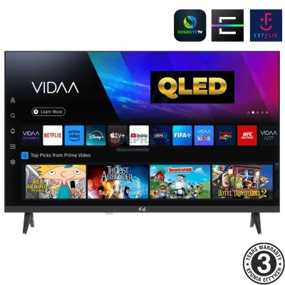 F&U FLV32502QL VIDAA SMART QLED TV 32 ιντσών